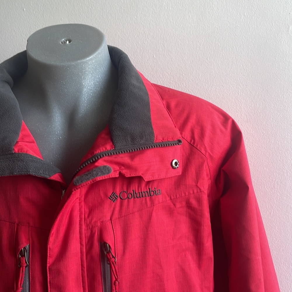 Red Columbia Winter Coat Large